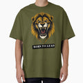 Born to Lead – Fierce Lion Motivation Art by Ashish66K