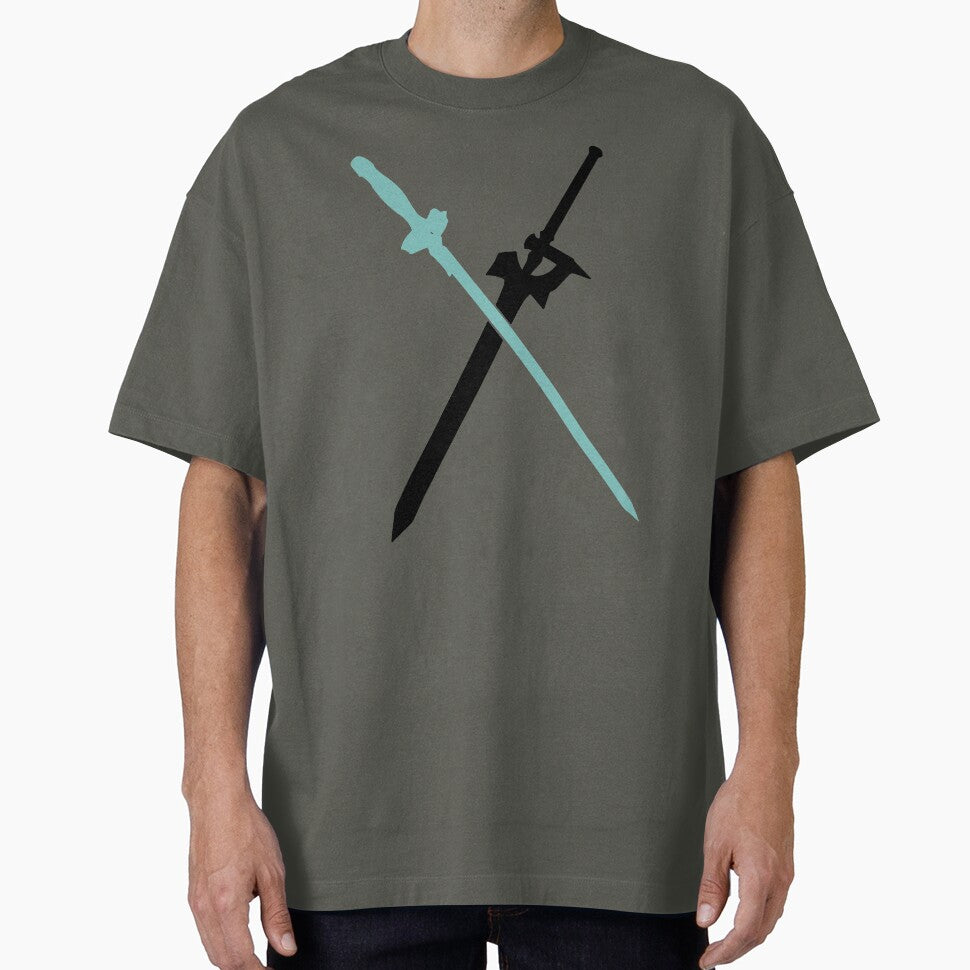 Asuna and Kirit Swords Inspired Anime Shirt by Nixon Robeton
