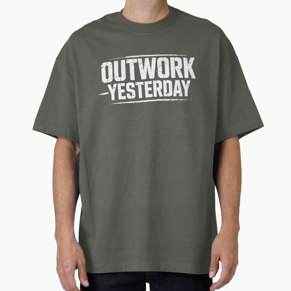 Outwork Yesterday Daily Grind Gym Motivation by athenaVart