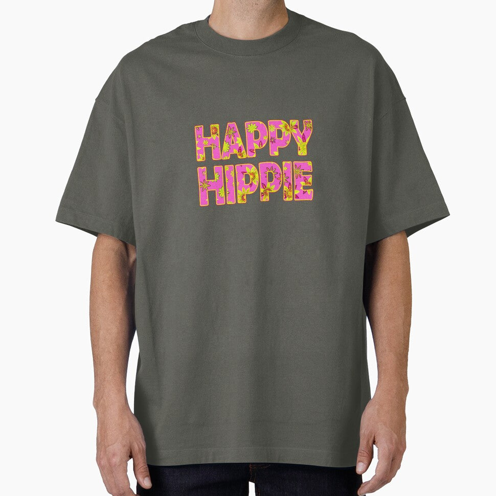 Happy Hippie Words Flower Power Free Spirit Hippie Vibes 2 of 4 by Beachy