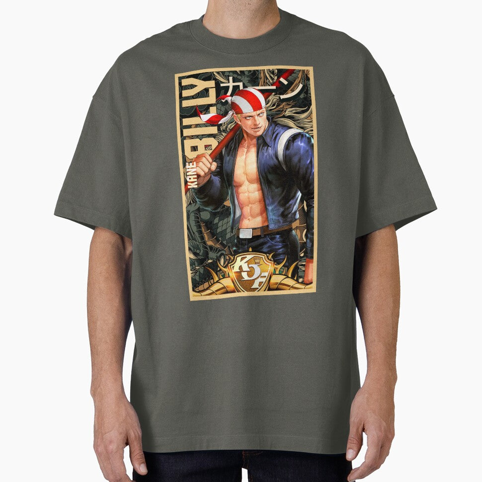 Billy Kane Arcade Retro King of Fighters Gaming Art by Back2Collage