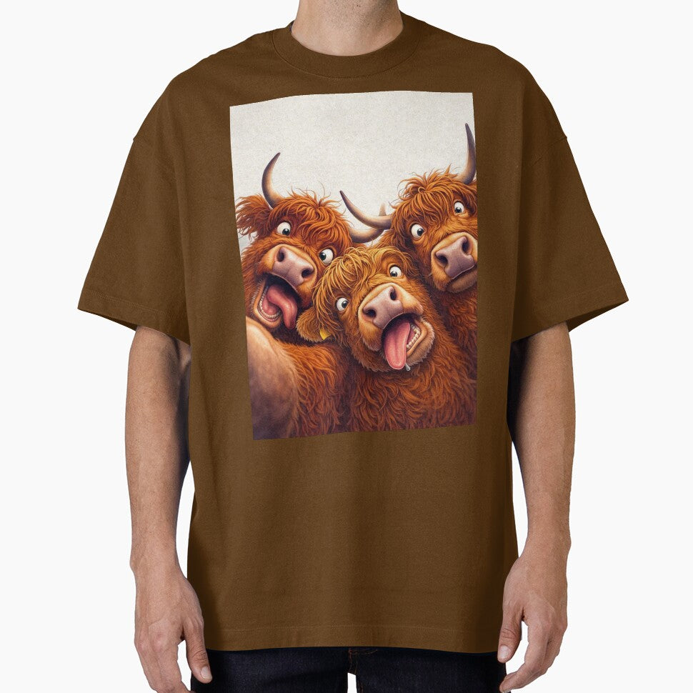Chaotic Scottish Cow Selfie by Sartawsky