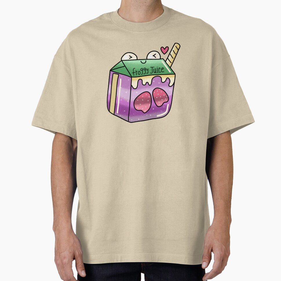 Cute Kawaii froggy strawberry juice aesthetic by Quacktails
