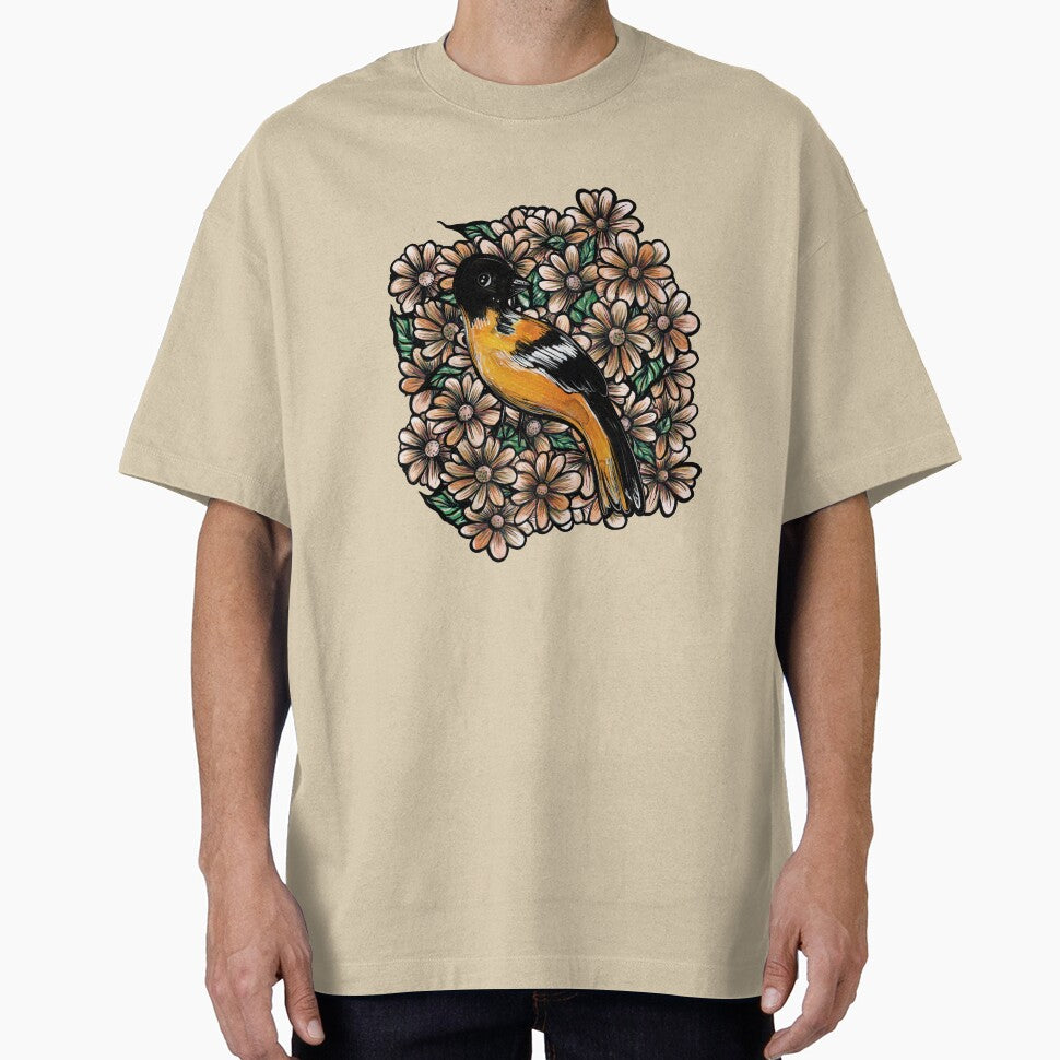 Oriole Art Bird Nerd designs by FrictionMaxxing