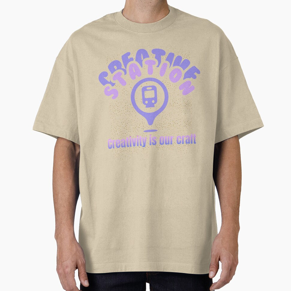 Creative station T shirt by Humanity brush