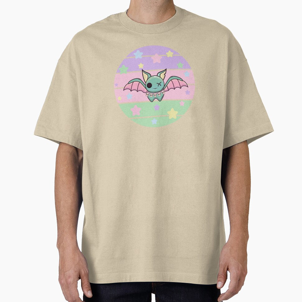 Cute Bat and Stars - Pastel Goth by GoseStudio