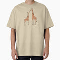 Giraffe mother and baby by EBG draws