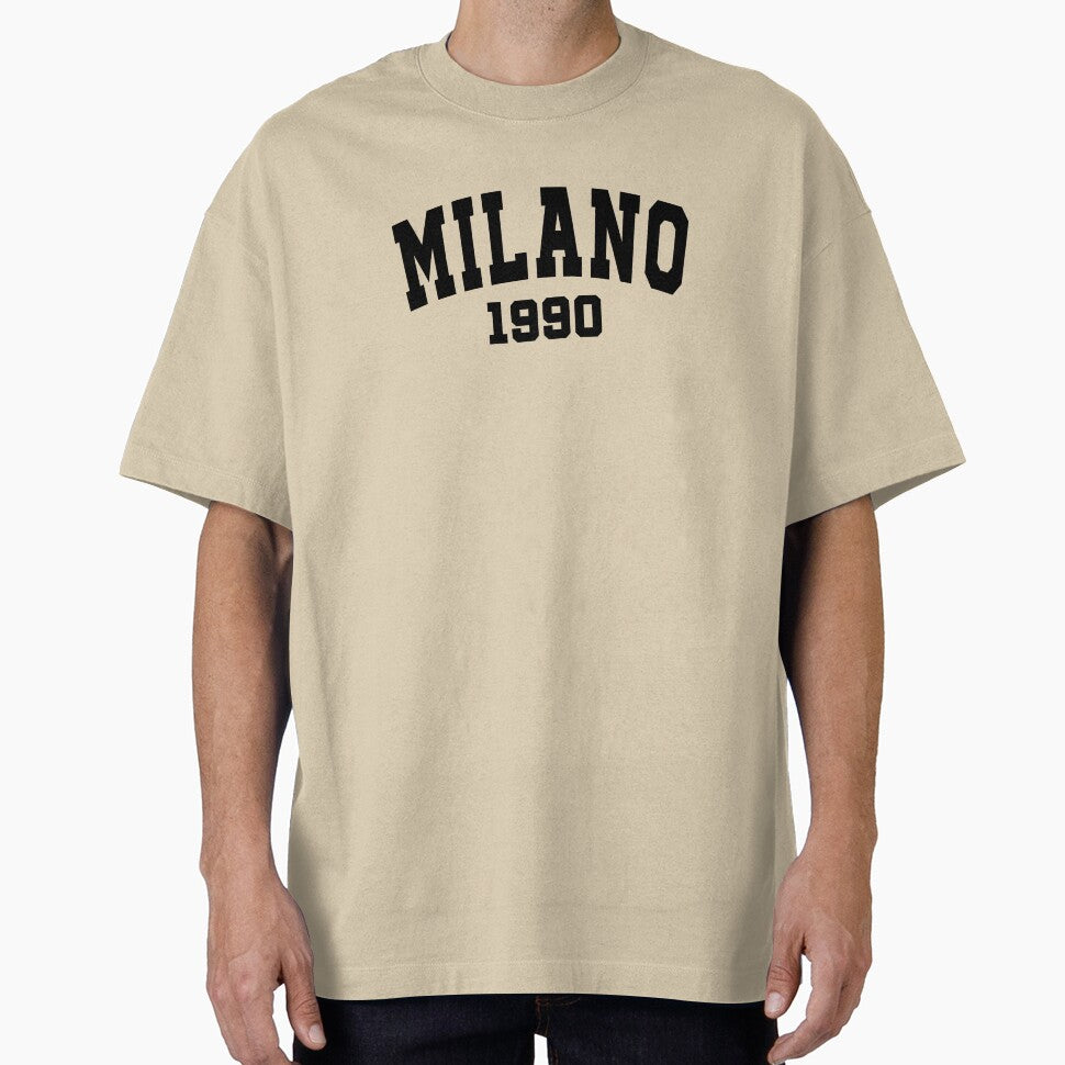 Milano 1990 Sweatshirt Text Black by Penxilstudio