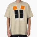 Bye bye - Black and orange blocks by RainbowWordLand