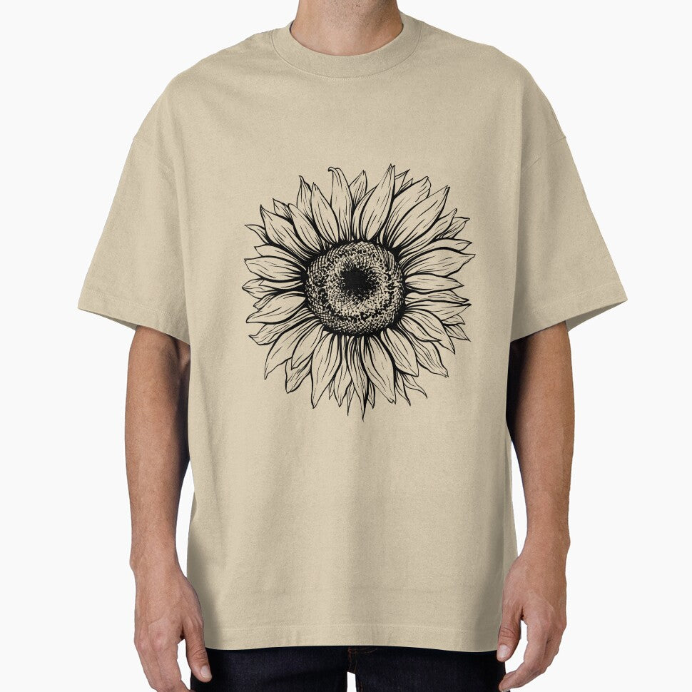 Women Sunflower Summer Funny Sunflower Graphic Short Sleeve by Martin-bivert