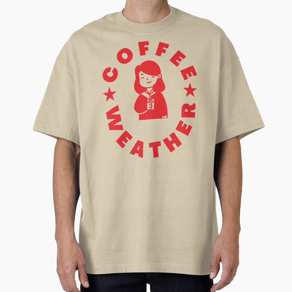 Coffee Weather Coffee Lover Girl Cute Retro Fall Autumn by faridman