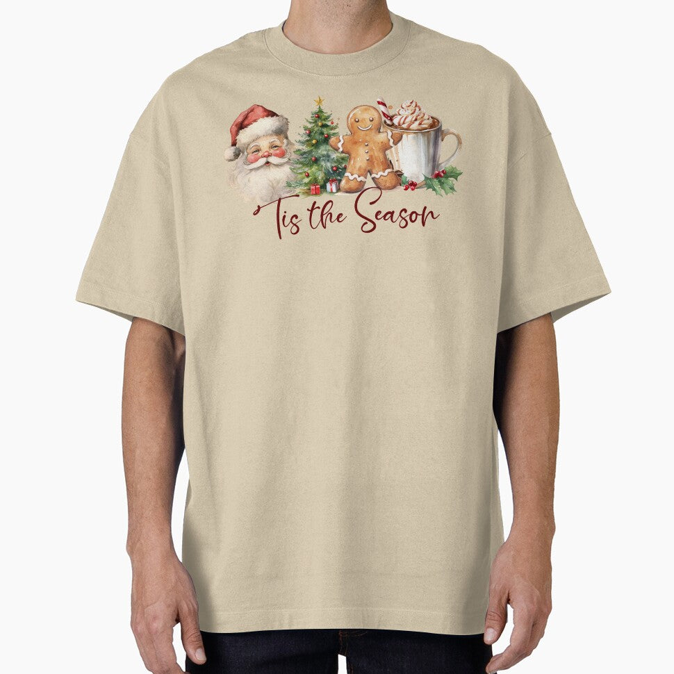 Tis the season Christmas Sweatshirt, holiday apparel, Christmas Sweatshirt, Funny Christmas Sweater, Cute Winter Sweatshirt, Merry Christmas by ChosinMarkets77