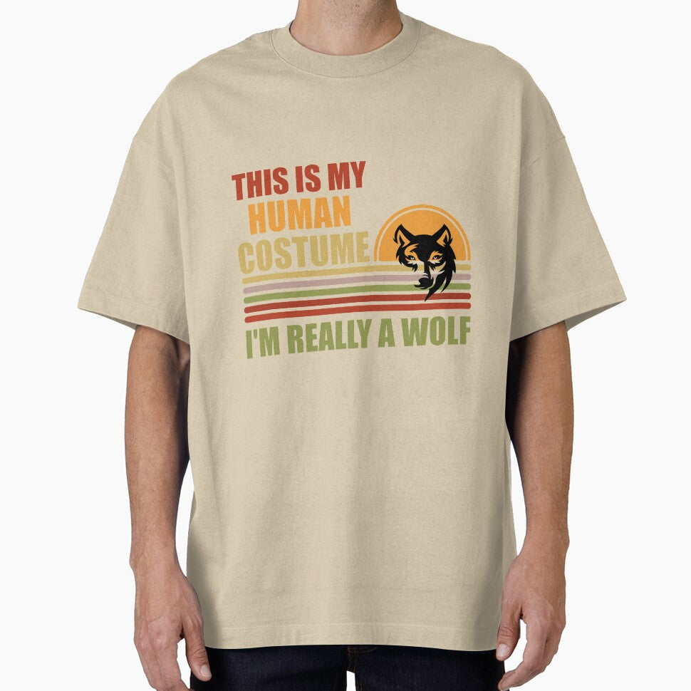 This is My Human Costume I'm Really a Wolf Shirt Men S SK by andregiftshopzz