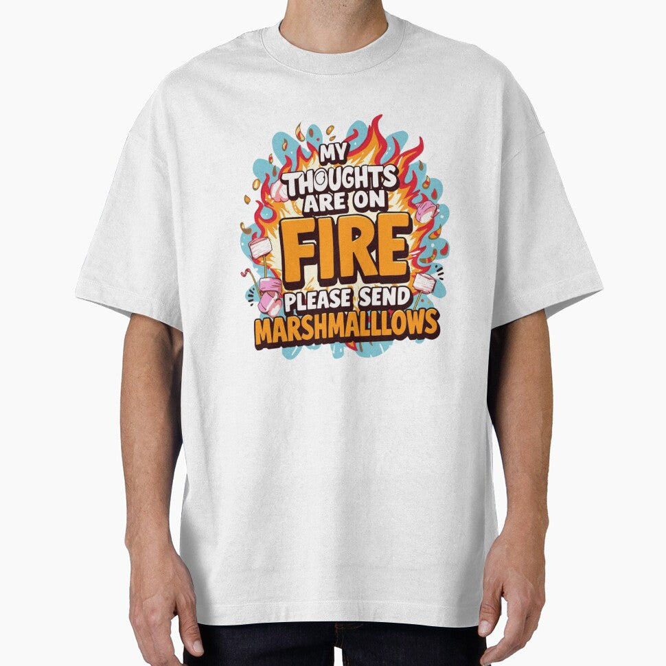Thoughts on Fire Funny Quote by WisknowDesigns