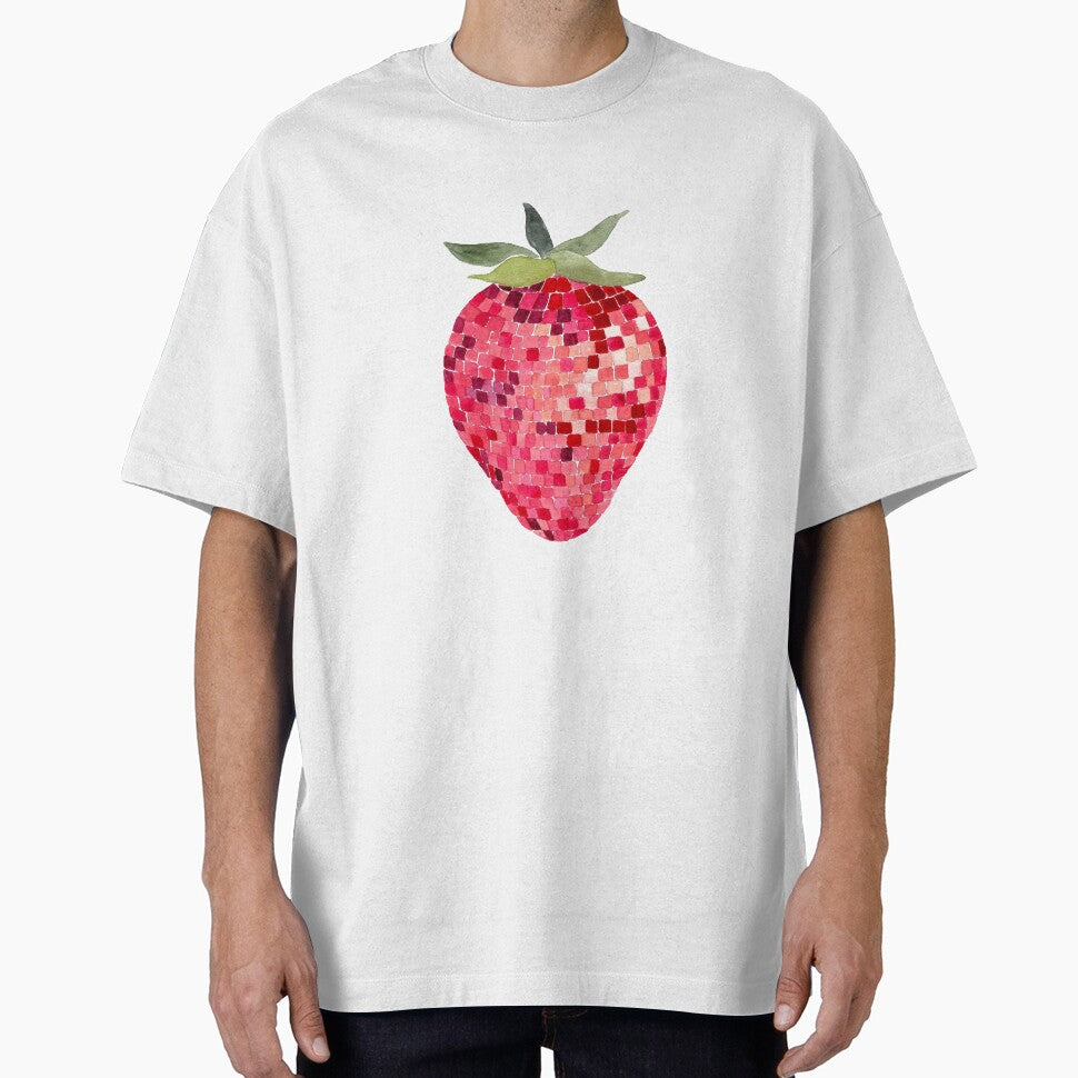 Disco Ball Strawberry by papierquarell