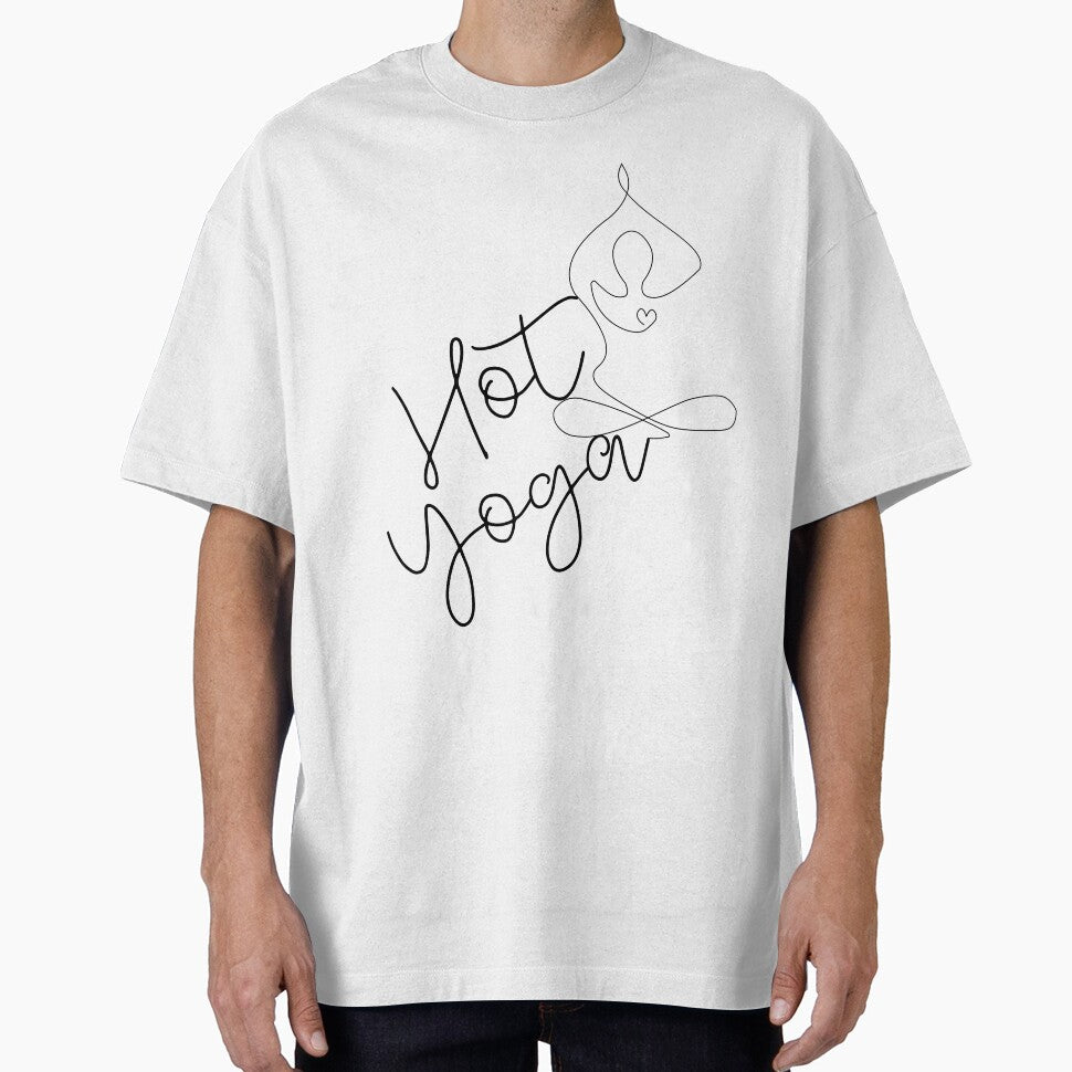Hot yoga flowy one line by Hot Yoga Life