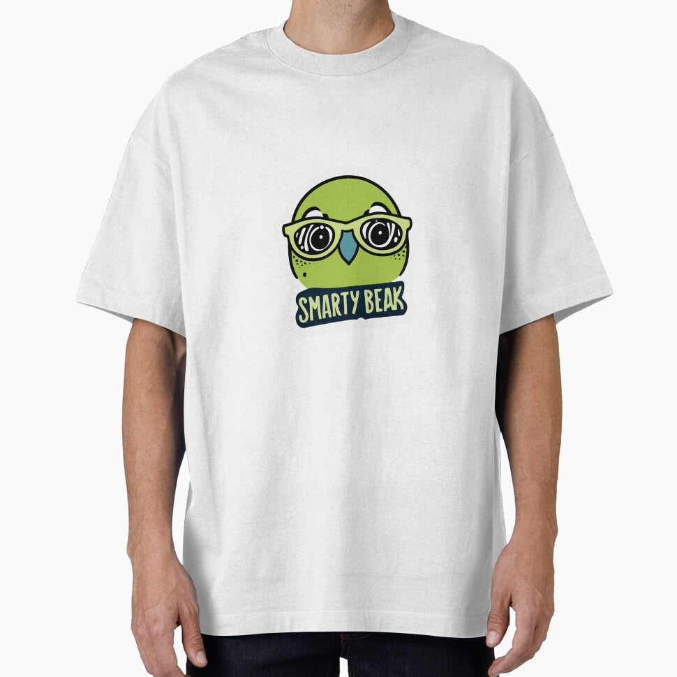Smarty Beak Parrotlet with Glasses - Comic Book Style Illustration by NiftyWrx