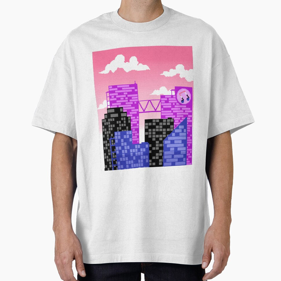 Pixel Genderfluid Pride City by MetallicWings15
