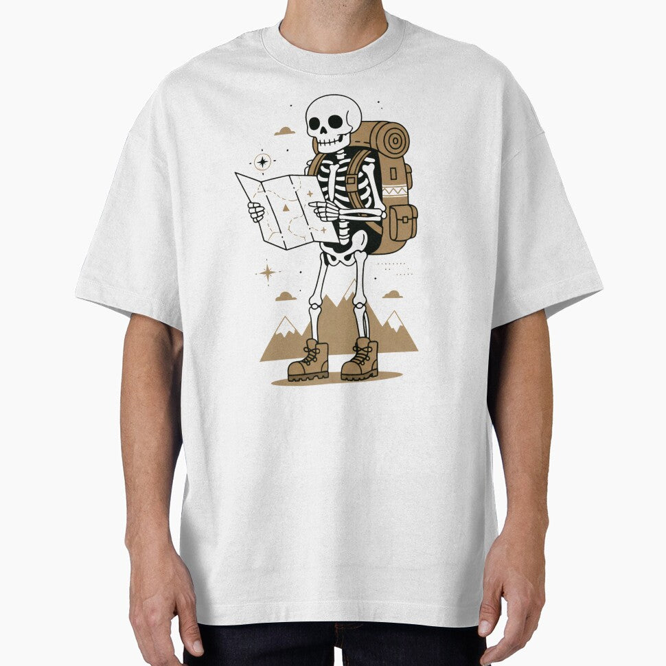 EXPLORER | Minimalist Skeleton Streetwear Art by DEADLINE.