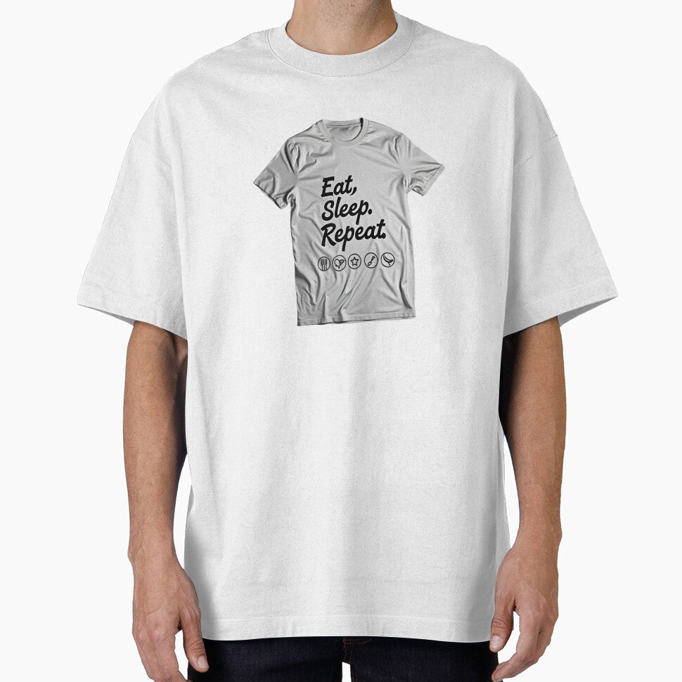 Eat, Sleep, Repeat T-Shirt Design by Teeshirtstoday.com