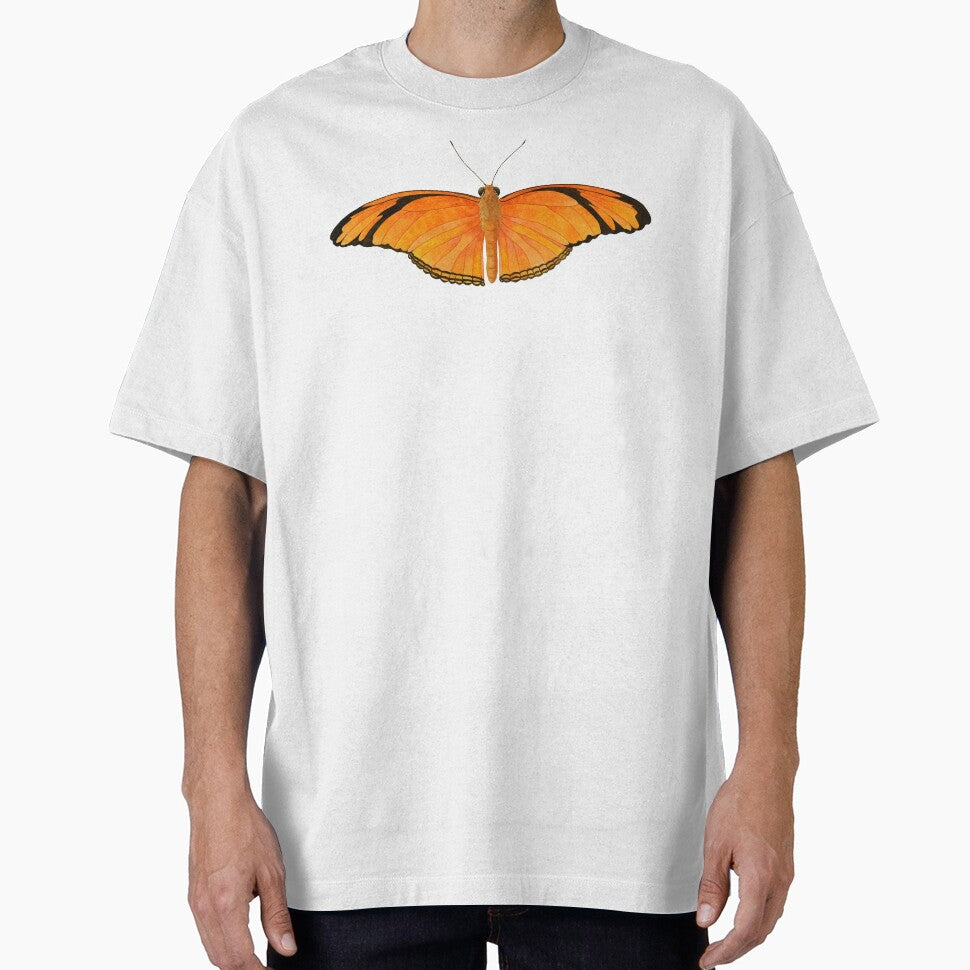 Julia Butterfly Art (Dryas iulia) – Orange Tropical Watercolor by veroniquecole