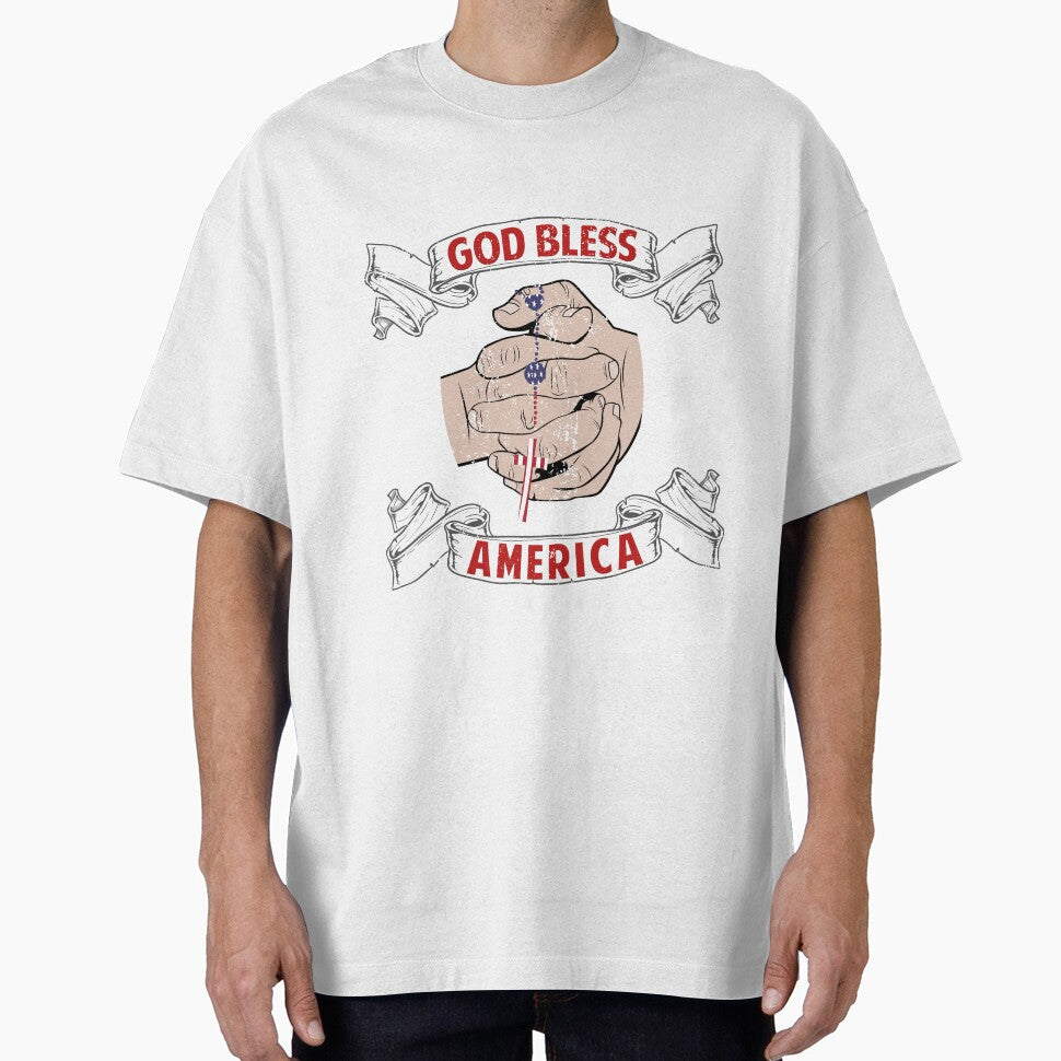 God Bless America T-Shirt for Men and Women by AllStarMerch