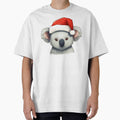 Adorable Christmas Coala donning a Santa Claus hat by MOA-trends
