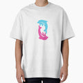 Pink & Blue Glitter Dolphins by evaschilling