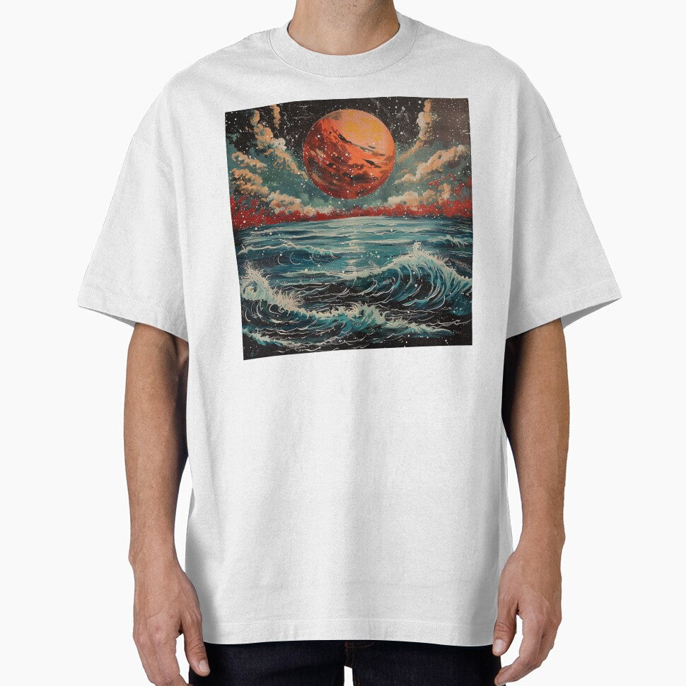 Ocean Planet Retro Pop Art 1 by AstroRisq