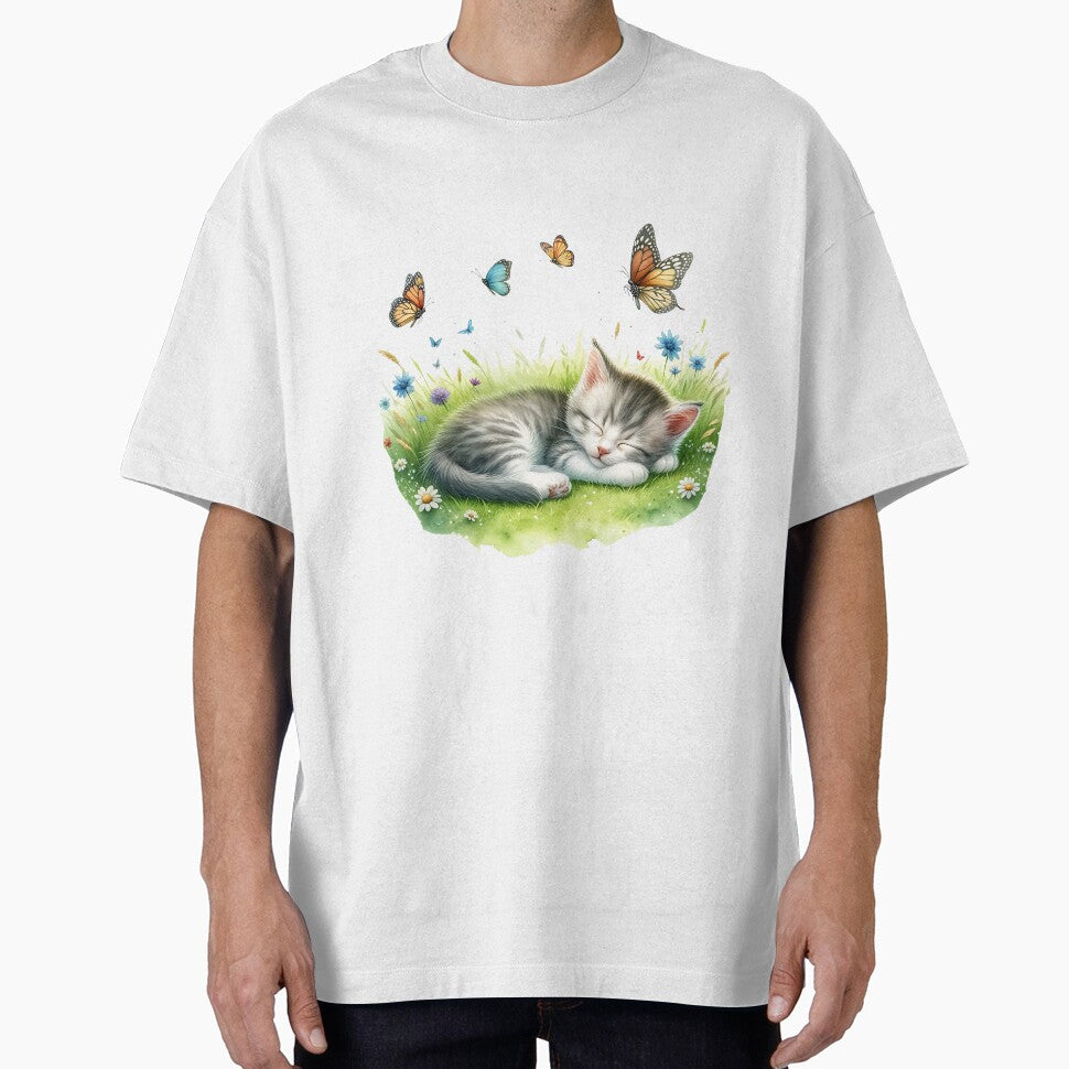 Cute Spring Cat Sublimation by Eiwaprints