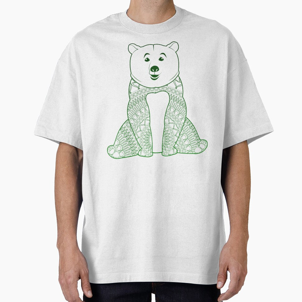 Mandala Bear yoga top by PetrKad