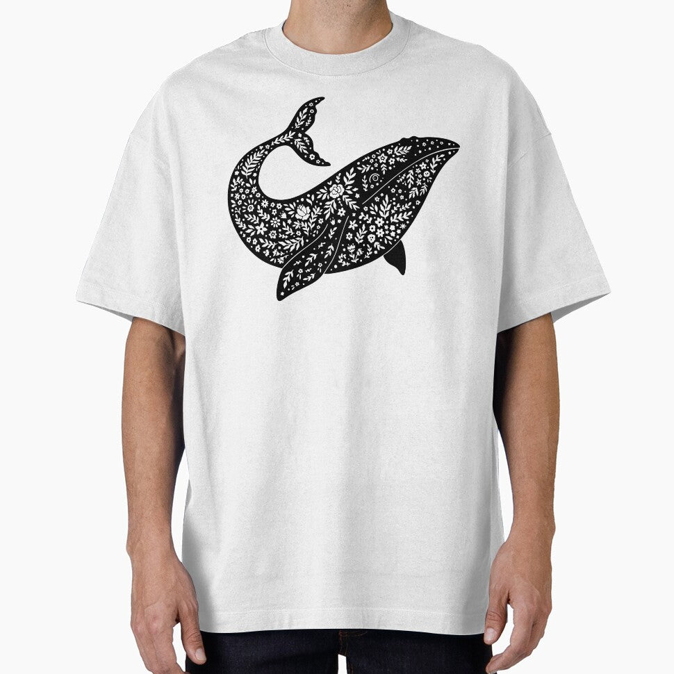 Whale Boho Floral by NobleForte