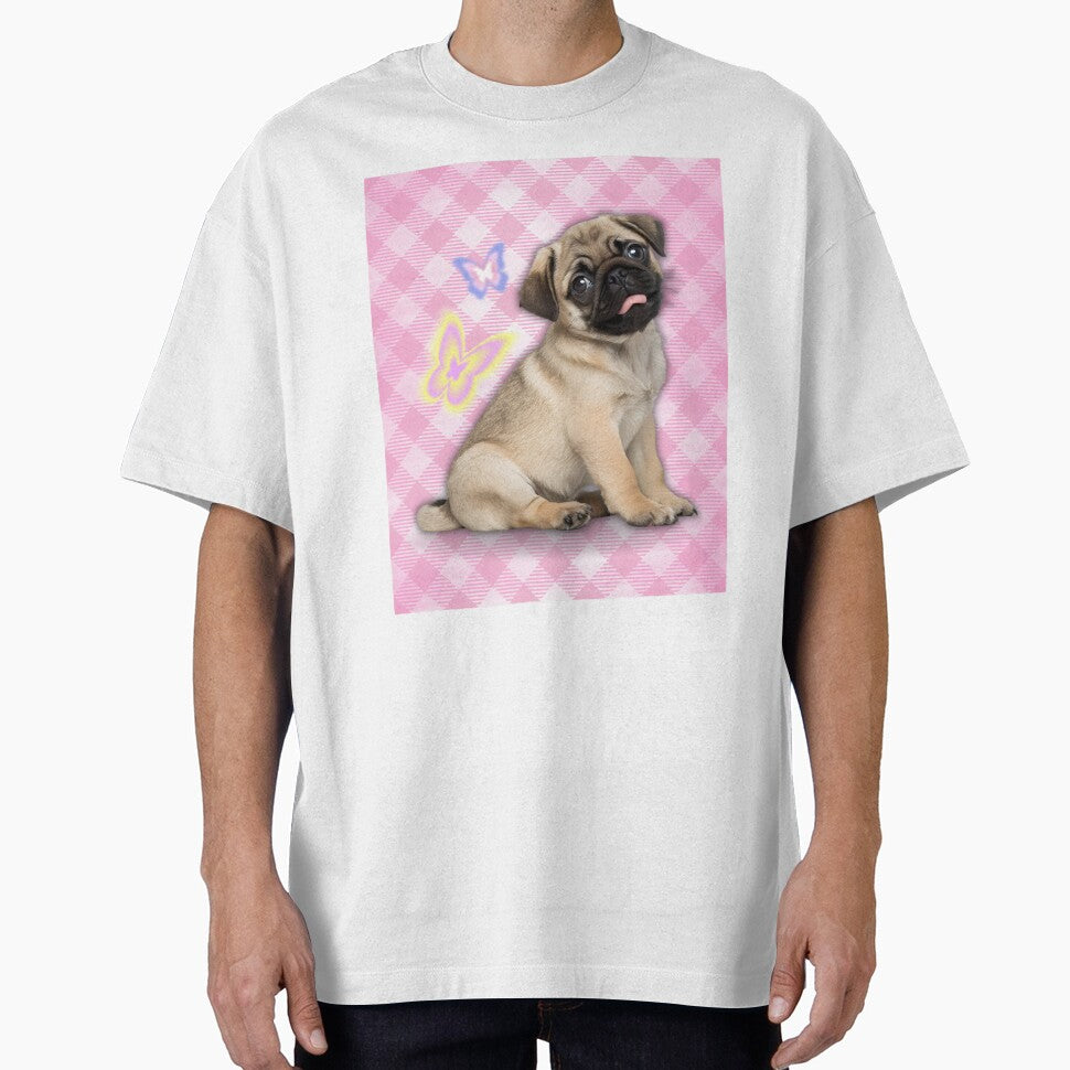 Y2K Cute Pug Puppy - Early 2000s Style by lydsshop