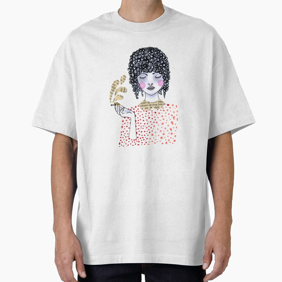 Red And Black Pop Art Woman Relaxation Design by HighArtDesigns