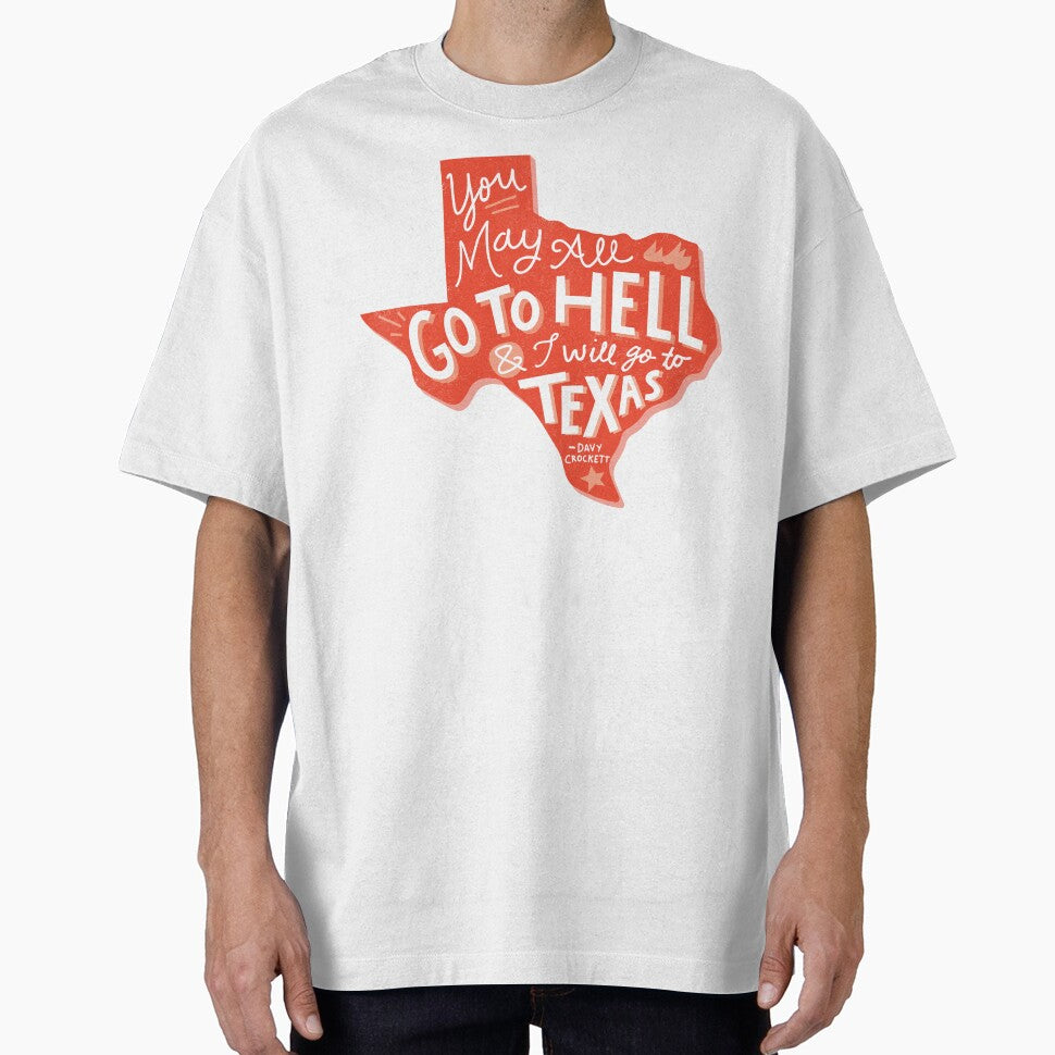 Texas State Davy Crockett Hand Lettered Quote by CourtneyMayo