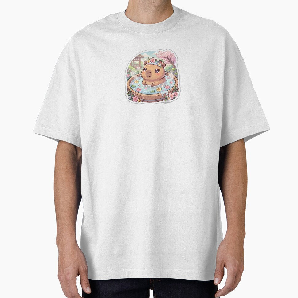 Kawaii Capybara - Cute Relaxing Animal Sticker by Glitchfab
