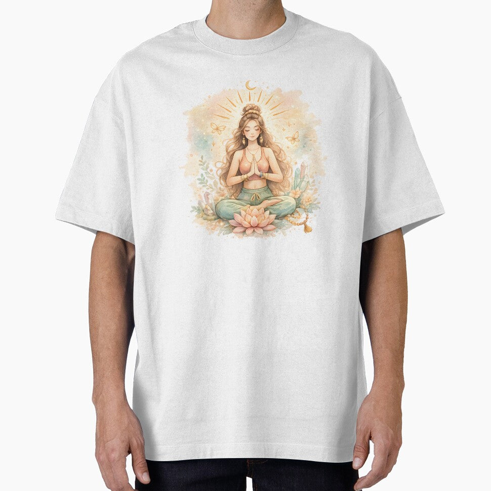 Yoga Life Namaste All Day Boho Watercolor Gift Idea for Funny Fans by Divakar Fashion