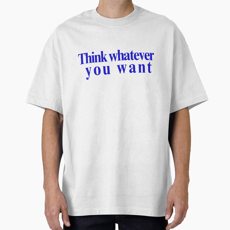 Think Whatever You Want Quote Typography Design by Adappai