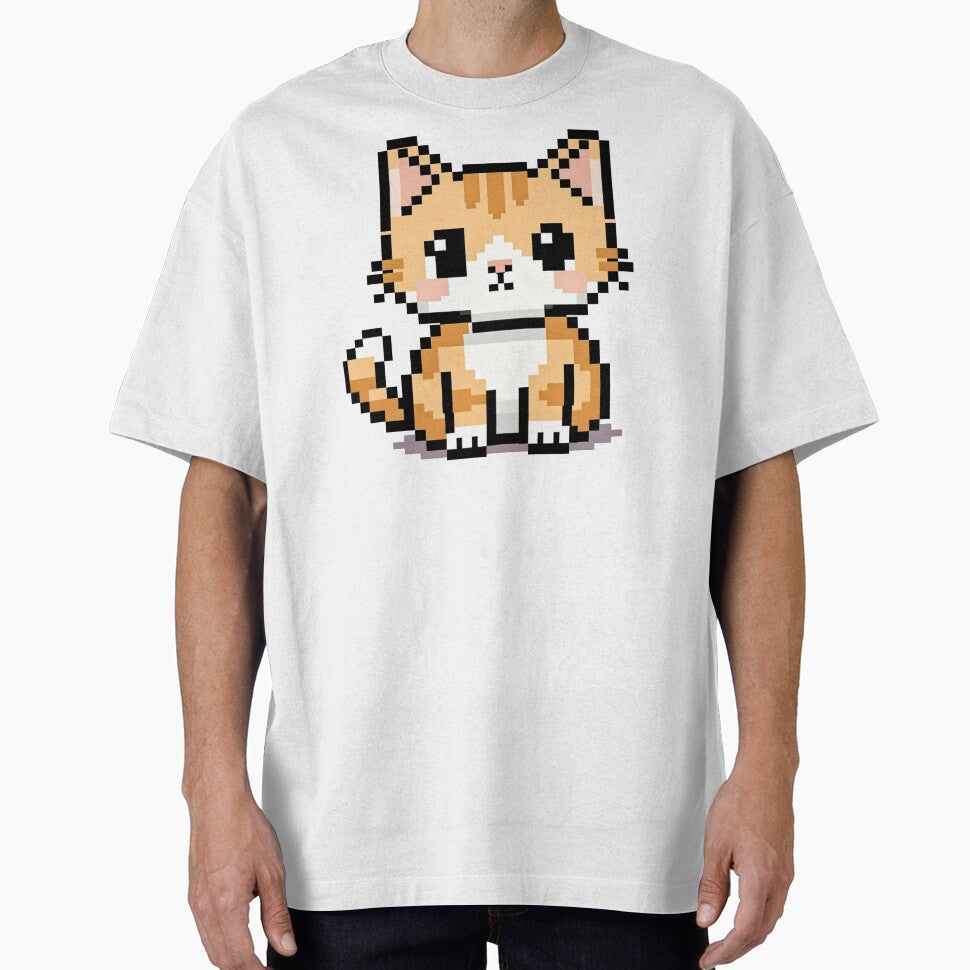 Cute Pixel Cat – Retro 8-Bit Kitty Pixel Art by onlin3boutiqu3
