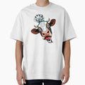 Funny Surprised Cow: A Humorous and Whimsical Design by ThriveShop
