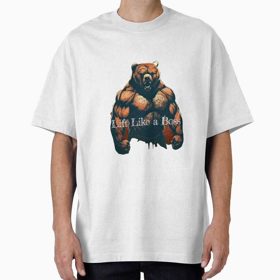 Lift Like a BossDesignBodybuilding Fitness Gym Workout Exercise Merch Print Design by tengamerx