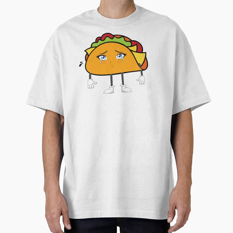 Kawaii sad taco by laatabiShirt