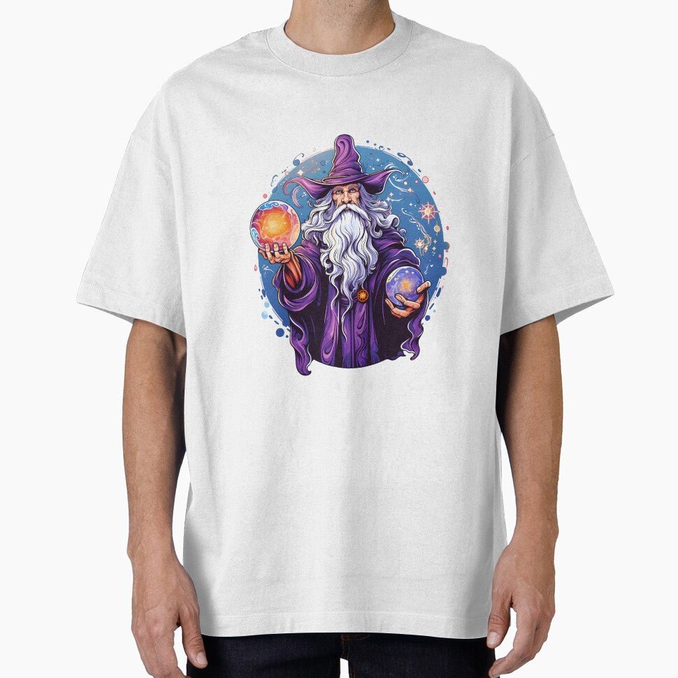 Merlin in Violet Sticker by ArtMotionFlow