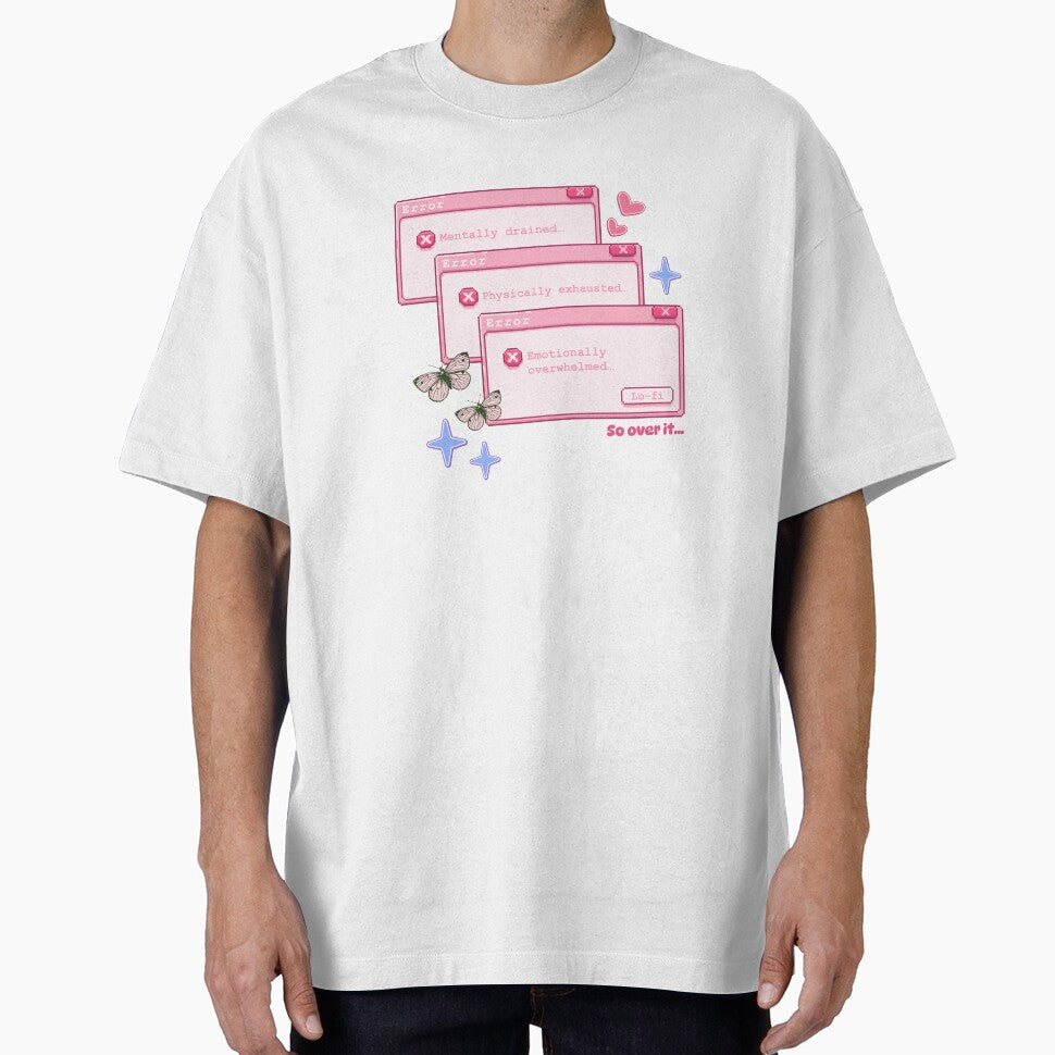 Cute Pink Error Message Y2K – Retro Aesthetic Graphic Design by YumiiWorld