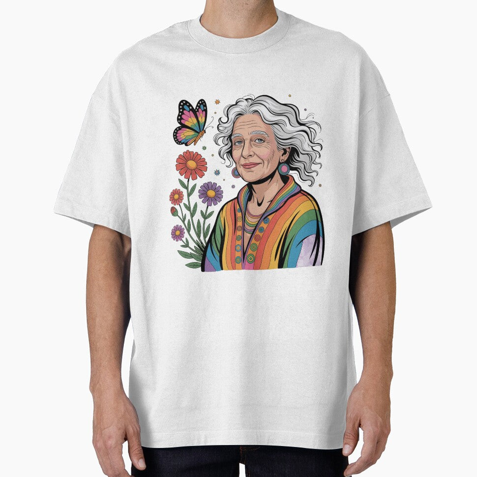 Elderly White Hippie Women by AleksandraJac05