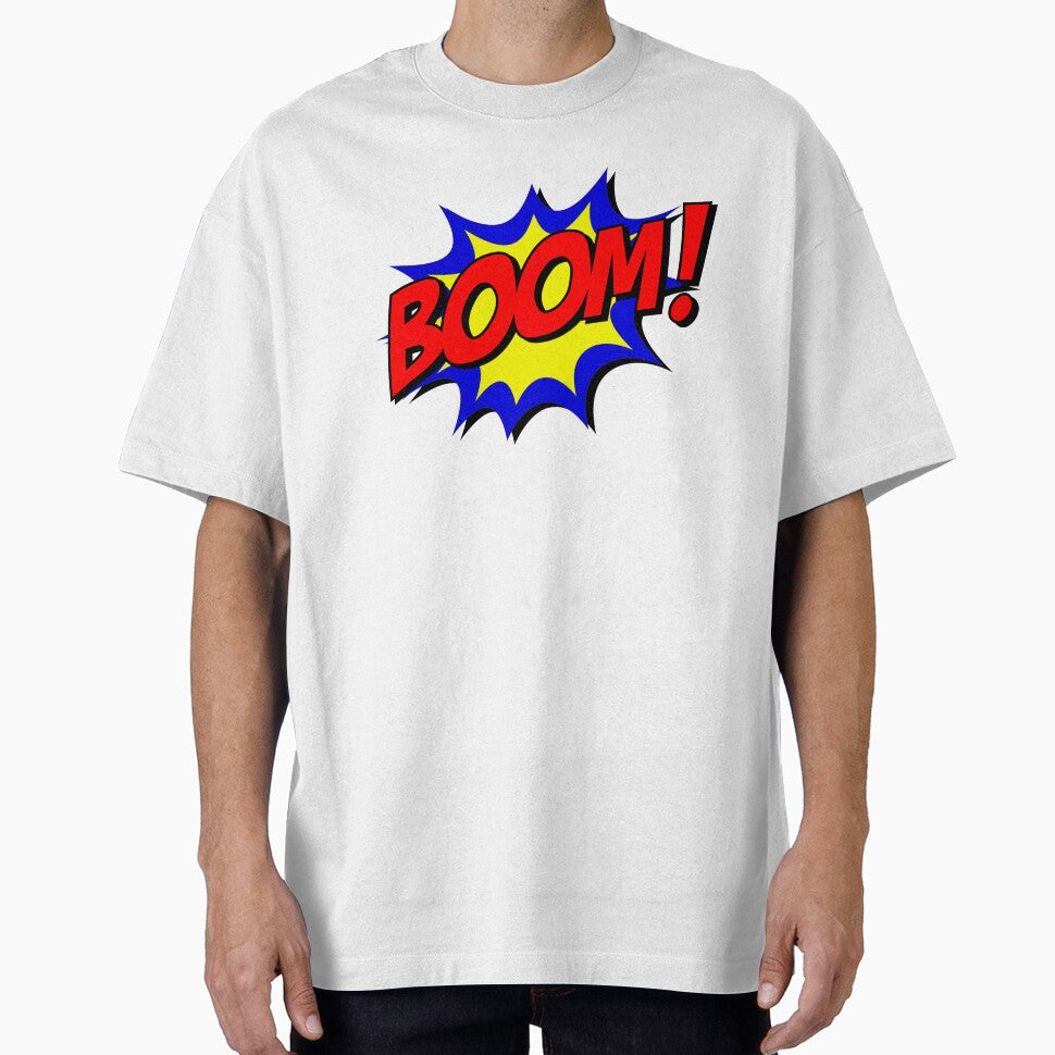 BOOM Pop Art Comics Explosion Text Superhero Vintage Gift Graphic by CLC54