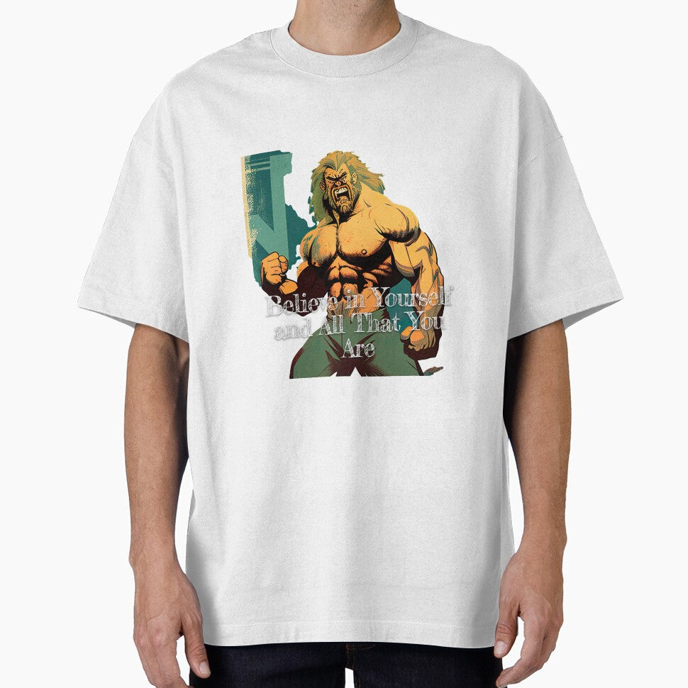 Believe in Yourself and All That You AreDesignBodybuilding Fitness Gym Workout Exercise Merch Print Design by tengamerx