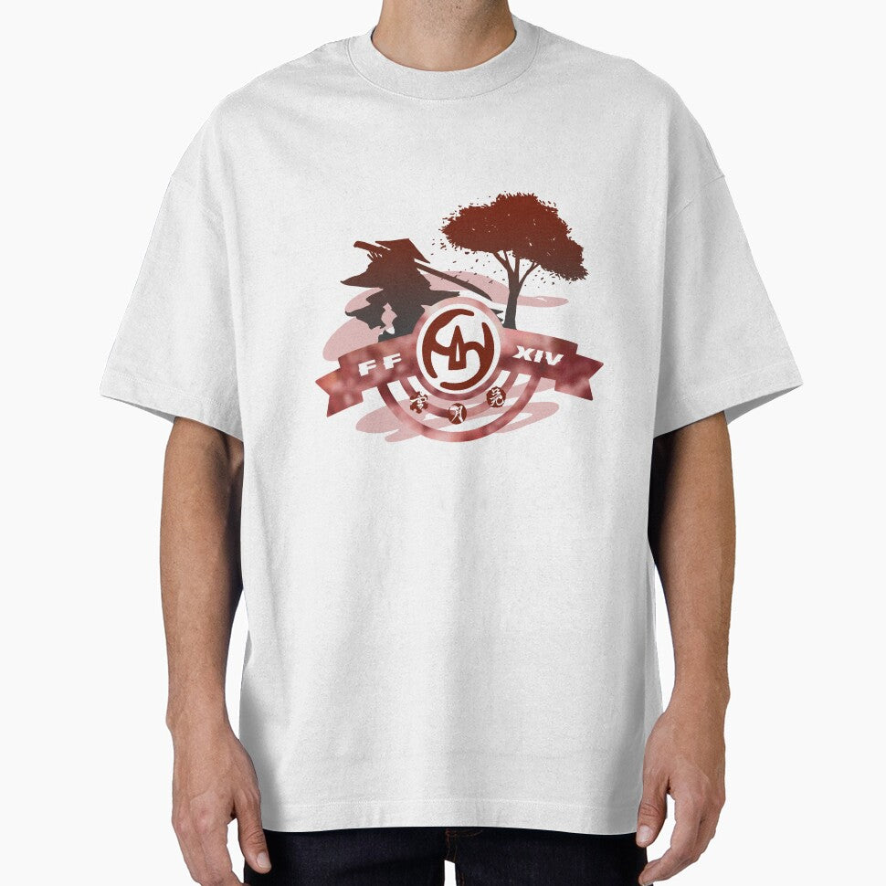 FFXIV Samurai - Midare Setsugekka (Red & Grey) by Hyulia