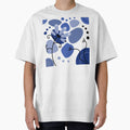 Vibrant Blue Whimsical Boho Design by Sartoris Art