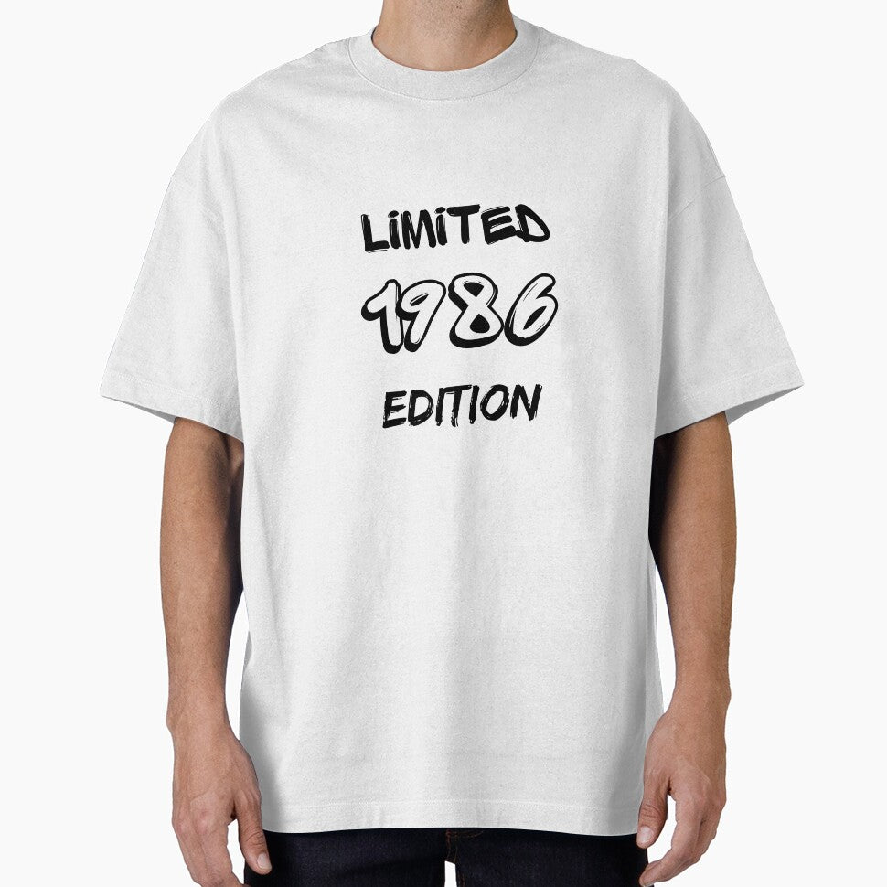 1986 Limited Edition Black Text by TeePrintGB